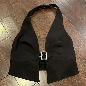 Garage halter brow top
